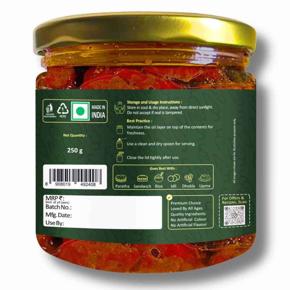 Devavo Stuffed Red Chilli Pickle