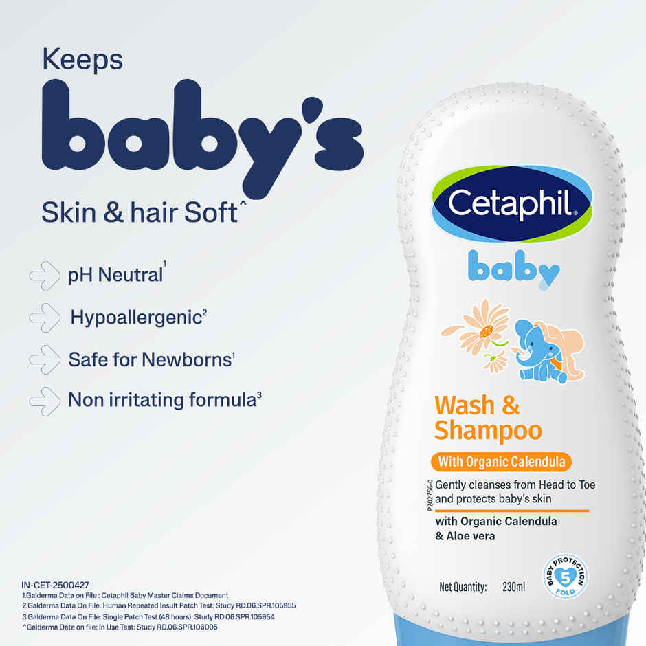 Cetaphil Baby Wash & Shampoo with Organic Calendula