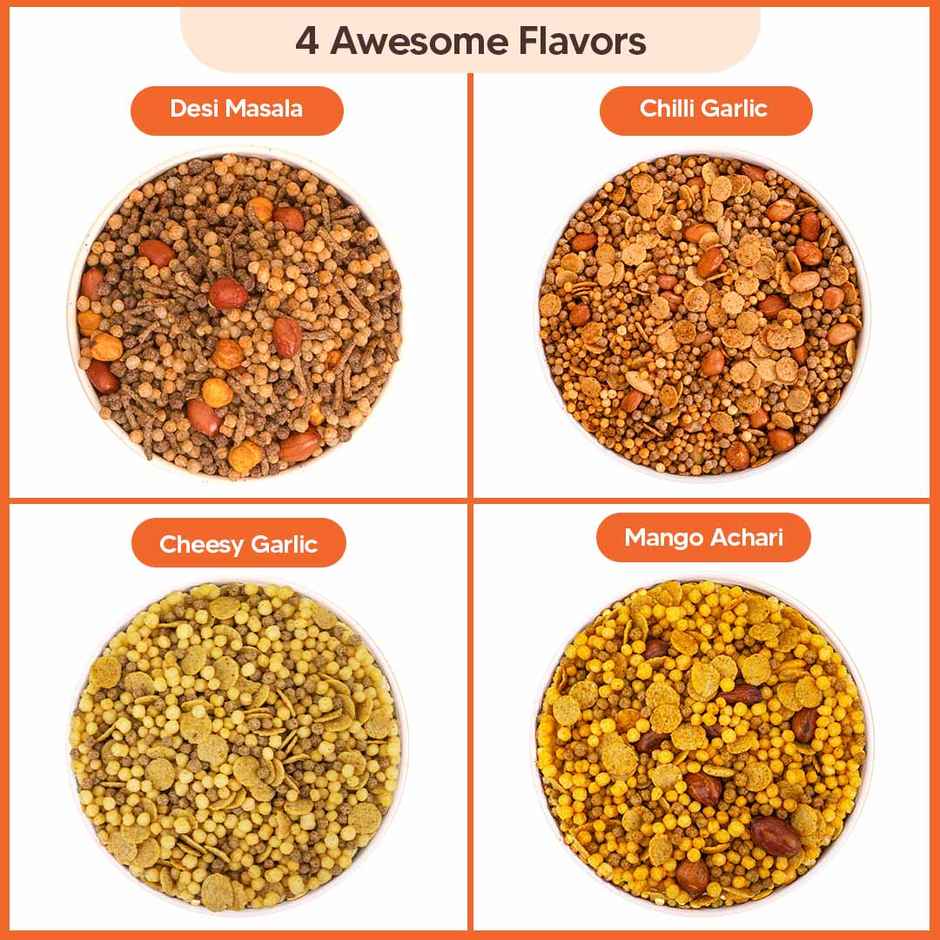 Millet Namkeen | Healthy Snacks Combo | 4 Flavours | Eat Better Co