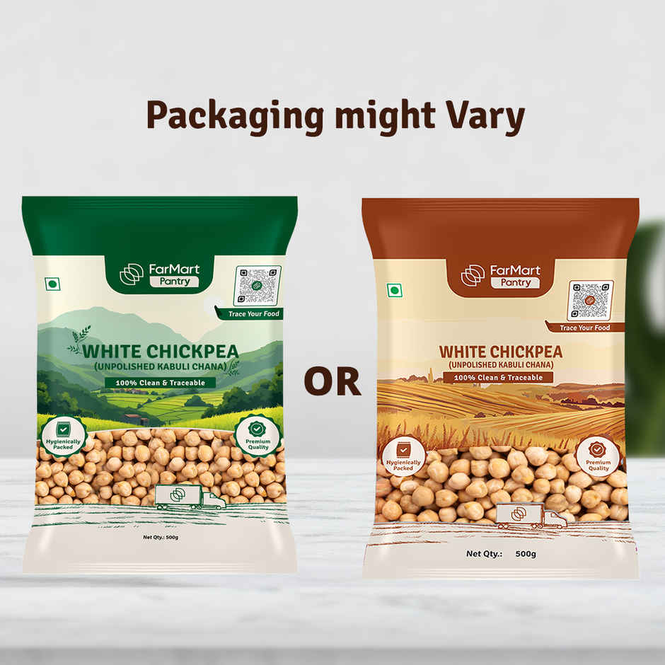 FarMart Pantry White Chickpea Jumbo Size/Kabuli Chana Big