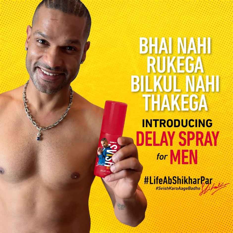 SVISH ON-THE-GO Delay Spray For Men With Lidocaine 10%