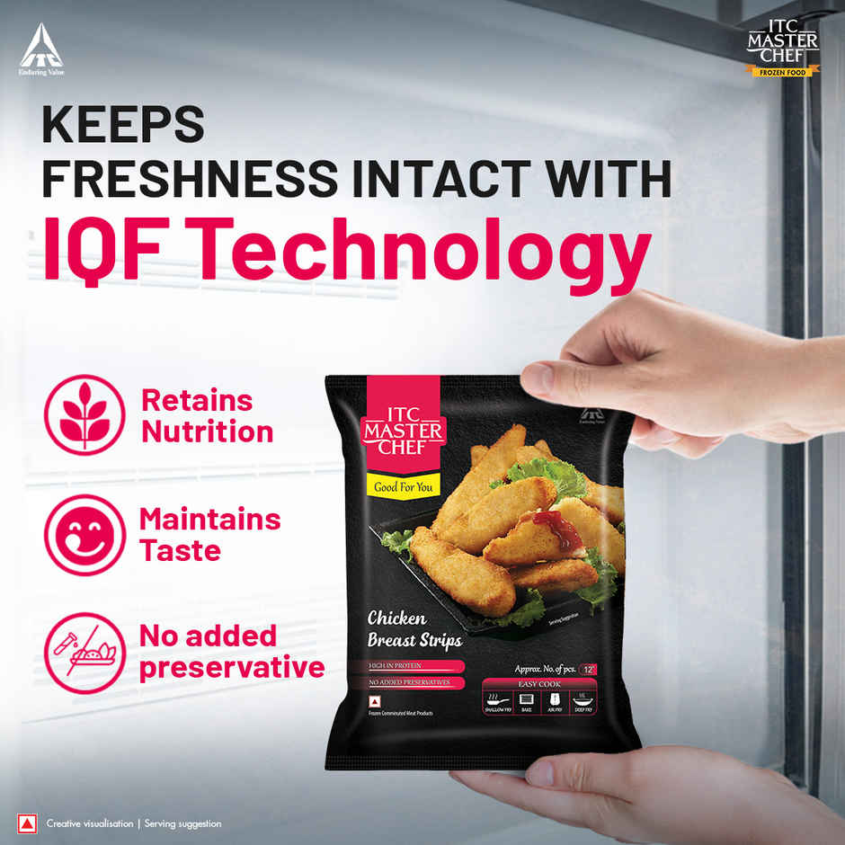 ITC Master Chef Chicken Breast Strips | High in Protein | No Added Preservatives | 12 pieces
