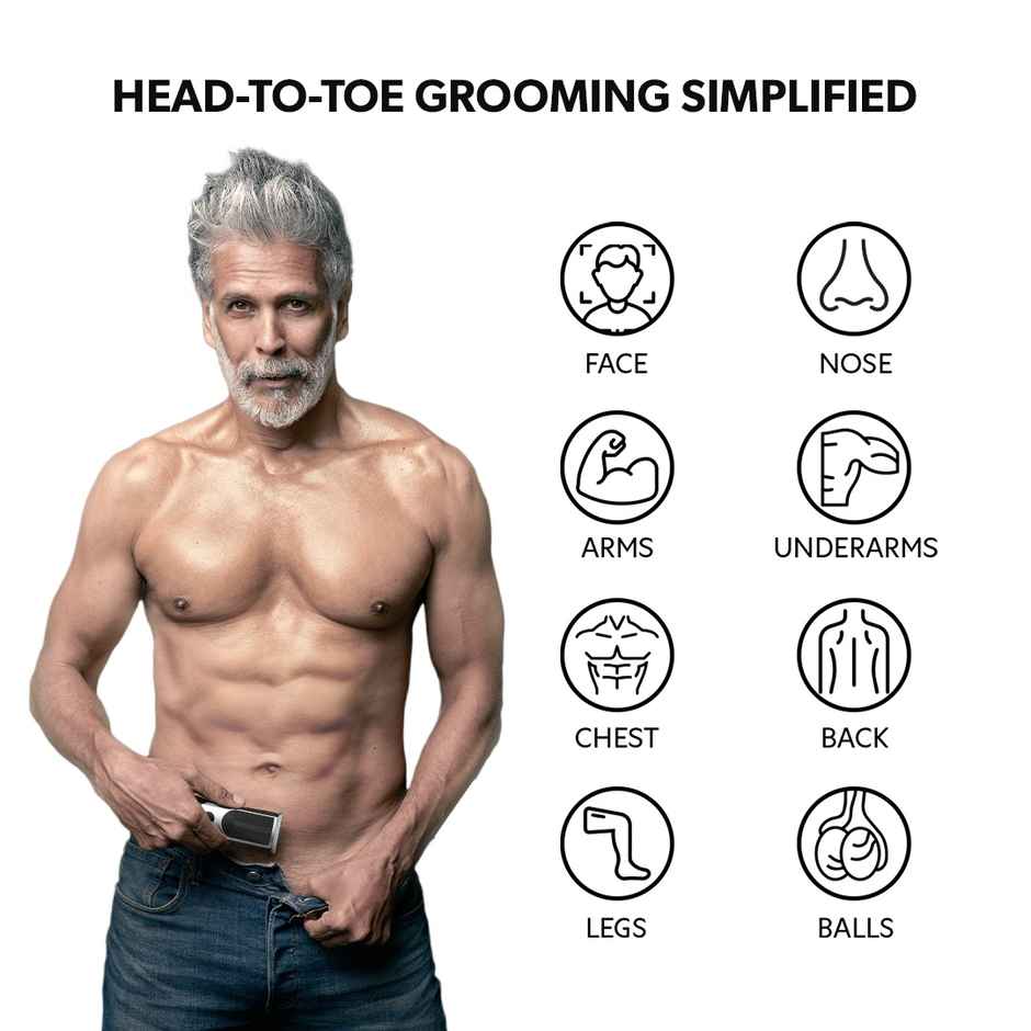 Zlade Ballistic Neo 10-In-1 Multi-Groomer For Men | Beard, Body & Balls
