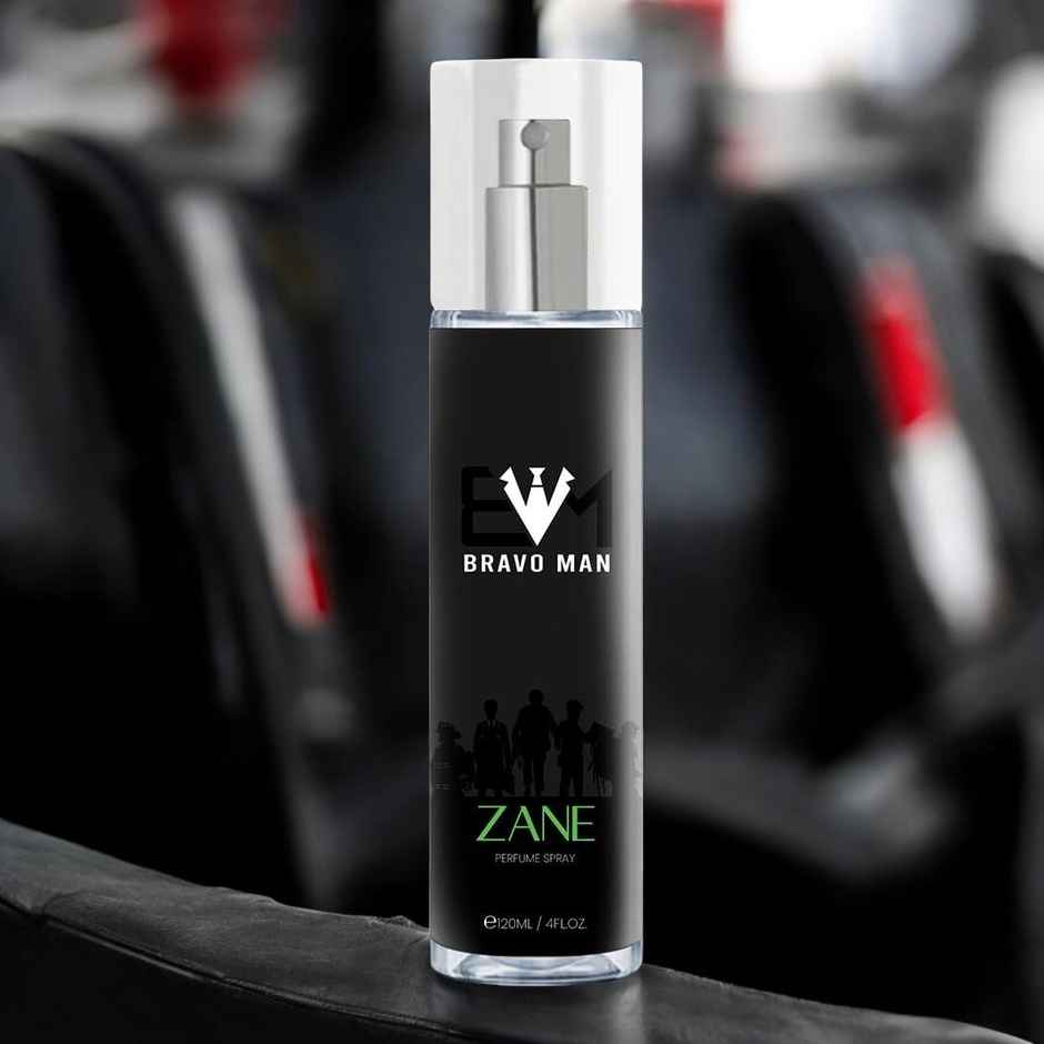 Bravoman - Zane No Gas Body Mist Perfume Deo For Men - Aromatic Woody | Fruity | Leathery Scent
