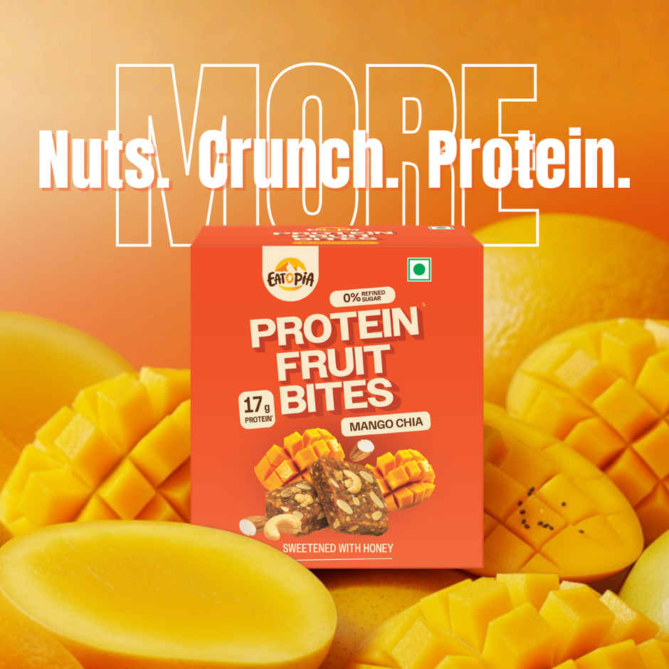 Eatopia Fruit Minis Mango Bites Energy Bars (No Refined Sugar & Preservatives)