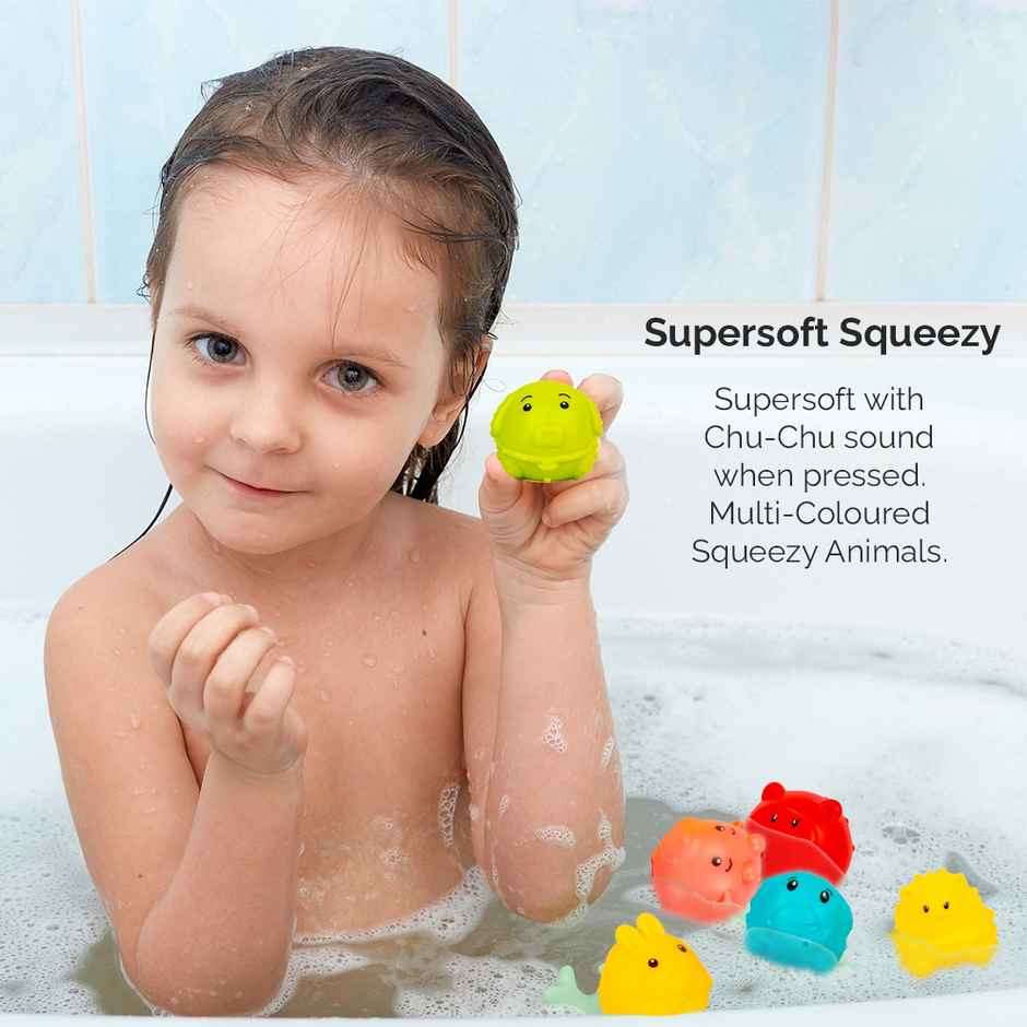 Ratna's Squeezy Cute Animals 6Pcs | Assorted