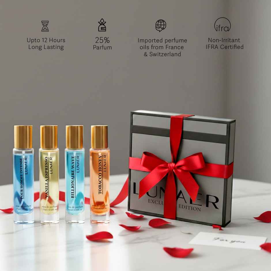 Lunaer Luxury Perfume Gift Set For Men Limited Edition