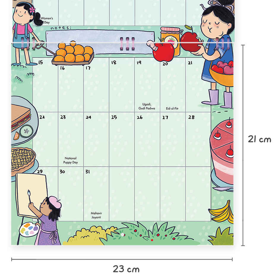 2026 Everyday Happy Wall Calendar