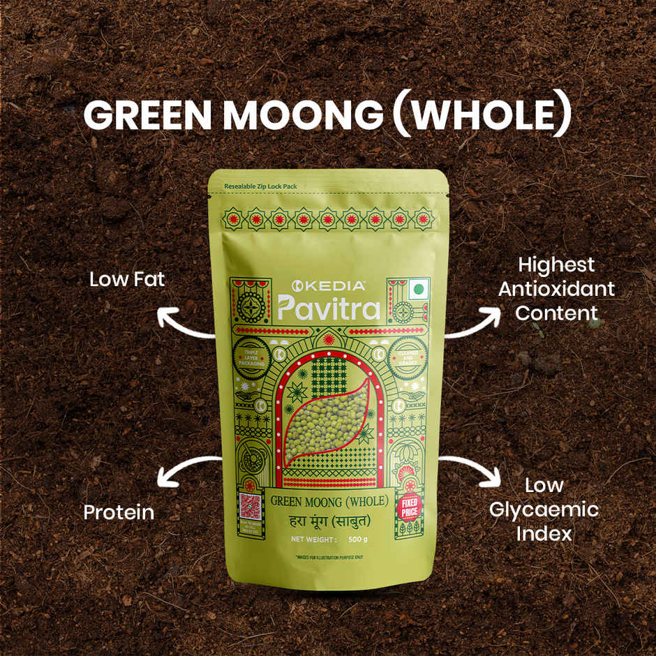 Kedia Pavitra Green Moong | Whole