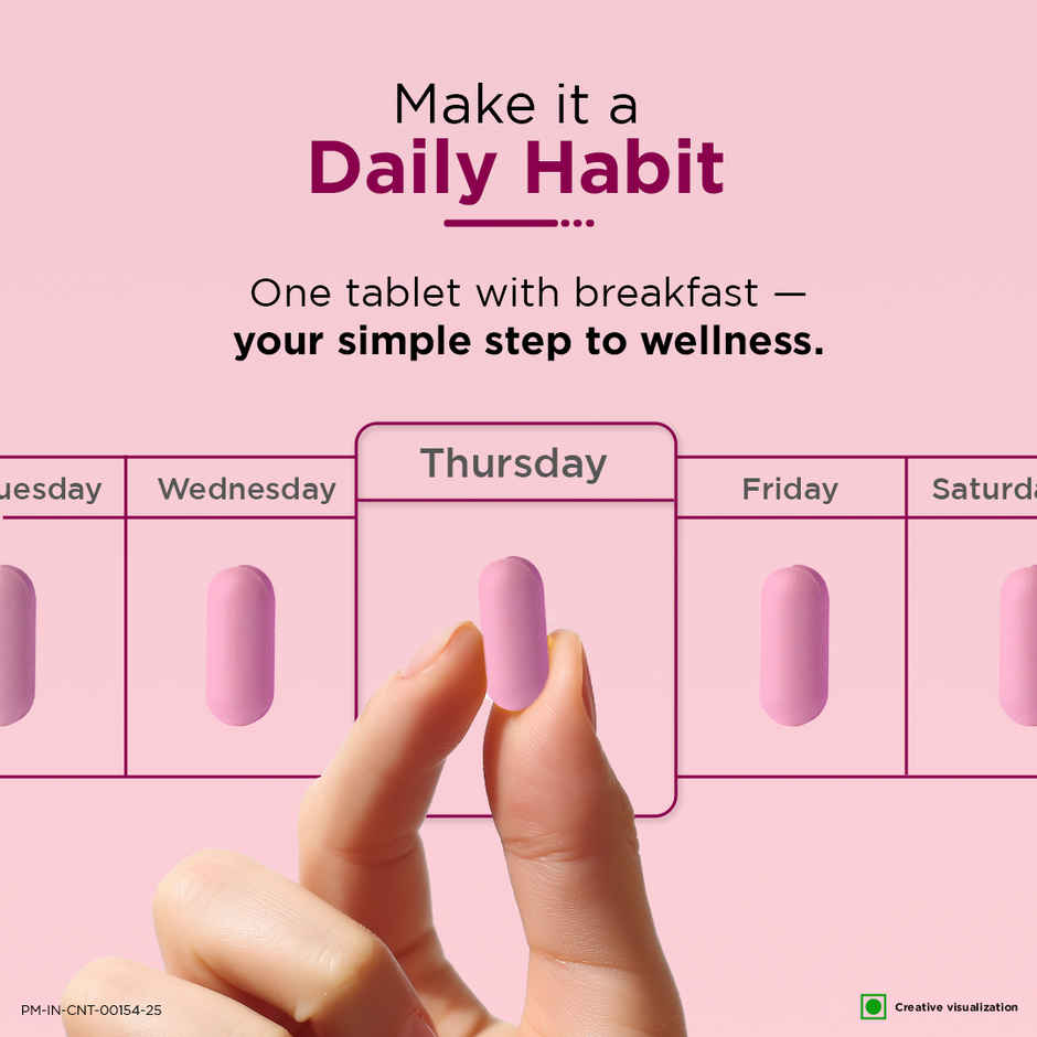 Centrum Women Multivitamins - Vit. B, C, D & more for Energy, Immunity & Radiance (30 Veg Tablets)