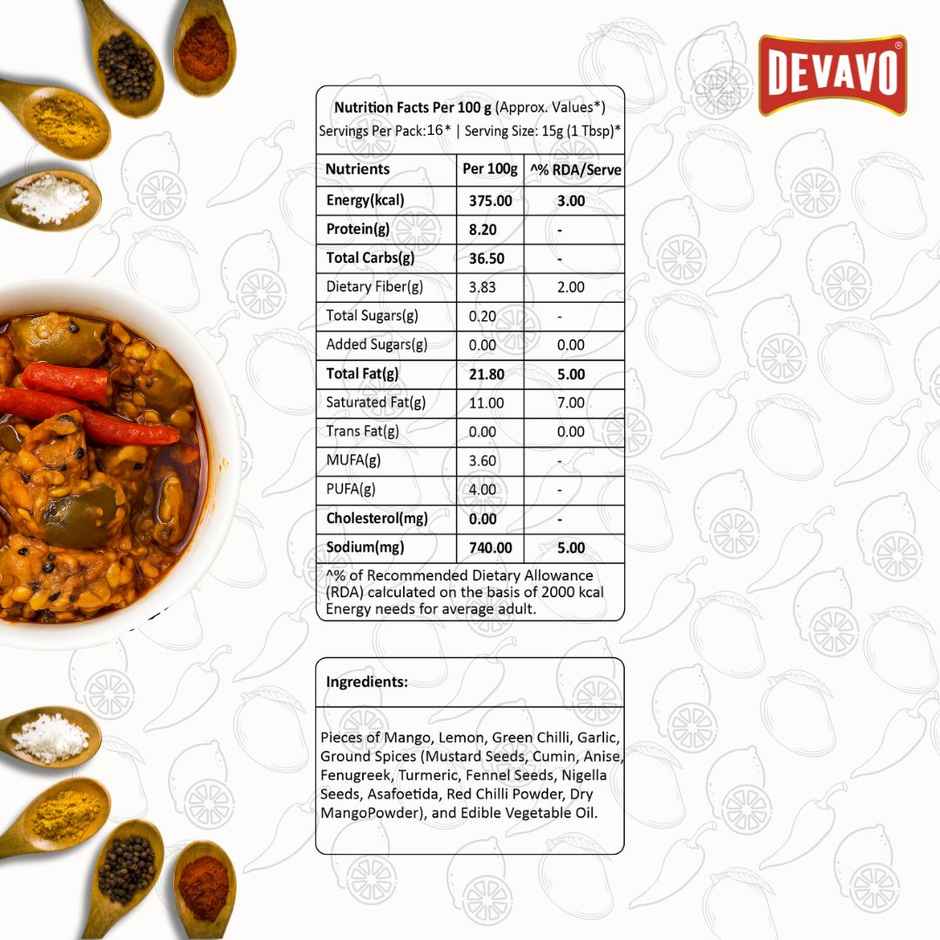 Devavo Punjabi Mixed Pickle