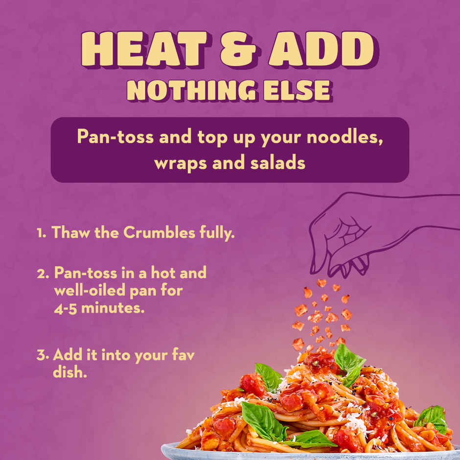 Hello Tempayy 40g Protein Tempeh Crumbles | Peri Peri | Heat & Add