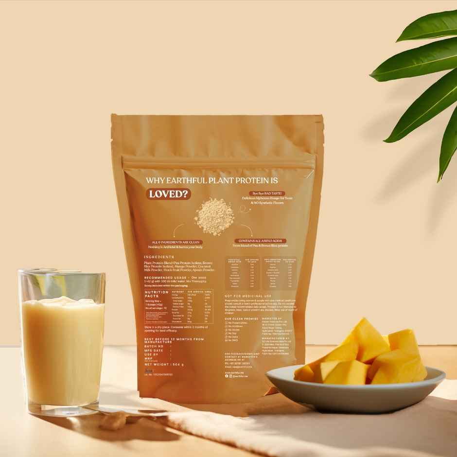 Earthful Honest Plant Protein - Alphonso Mango