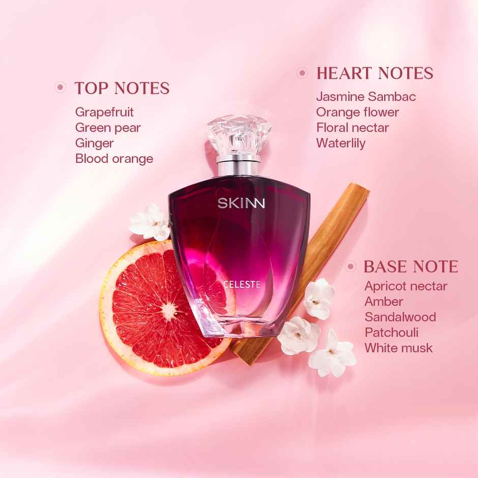 Skinn By Titan Celeste Perfume For Women Eau De Parfum | Premium Fragrance