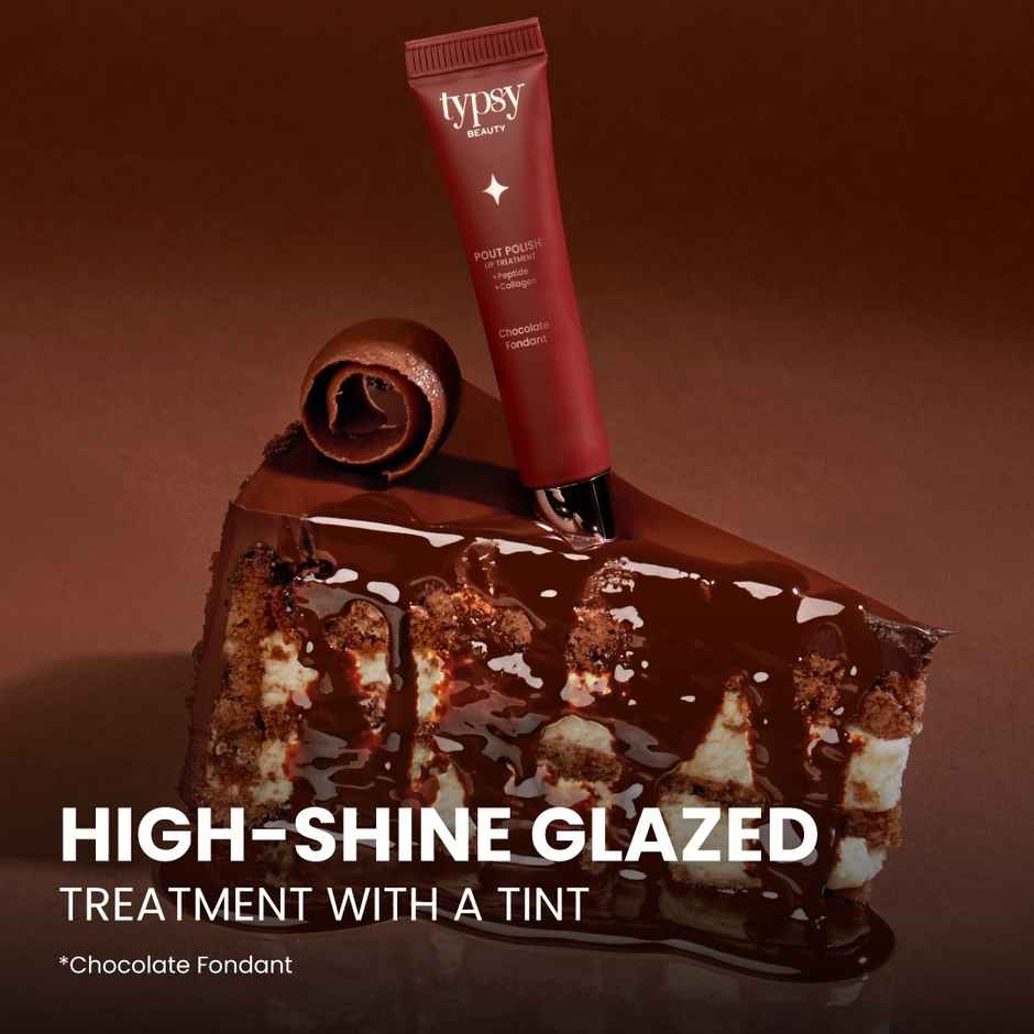 Typsy Beauty Pout Polish Peptide Lip Treatment Balm|Chocolate Fondant|8Ml