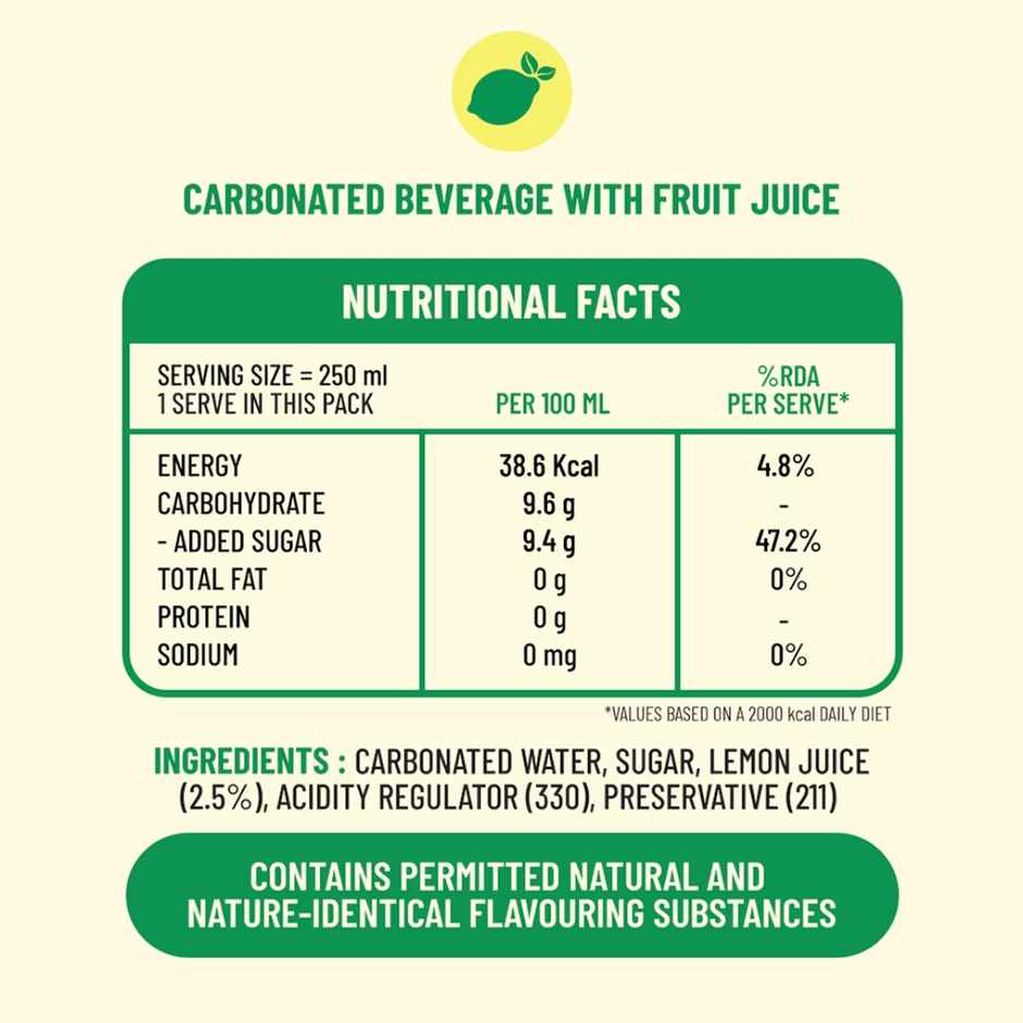 NEOPOP Lemon Squeeze Can | Carbonated Beverage