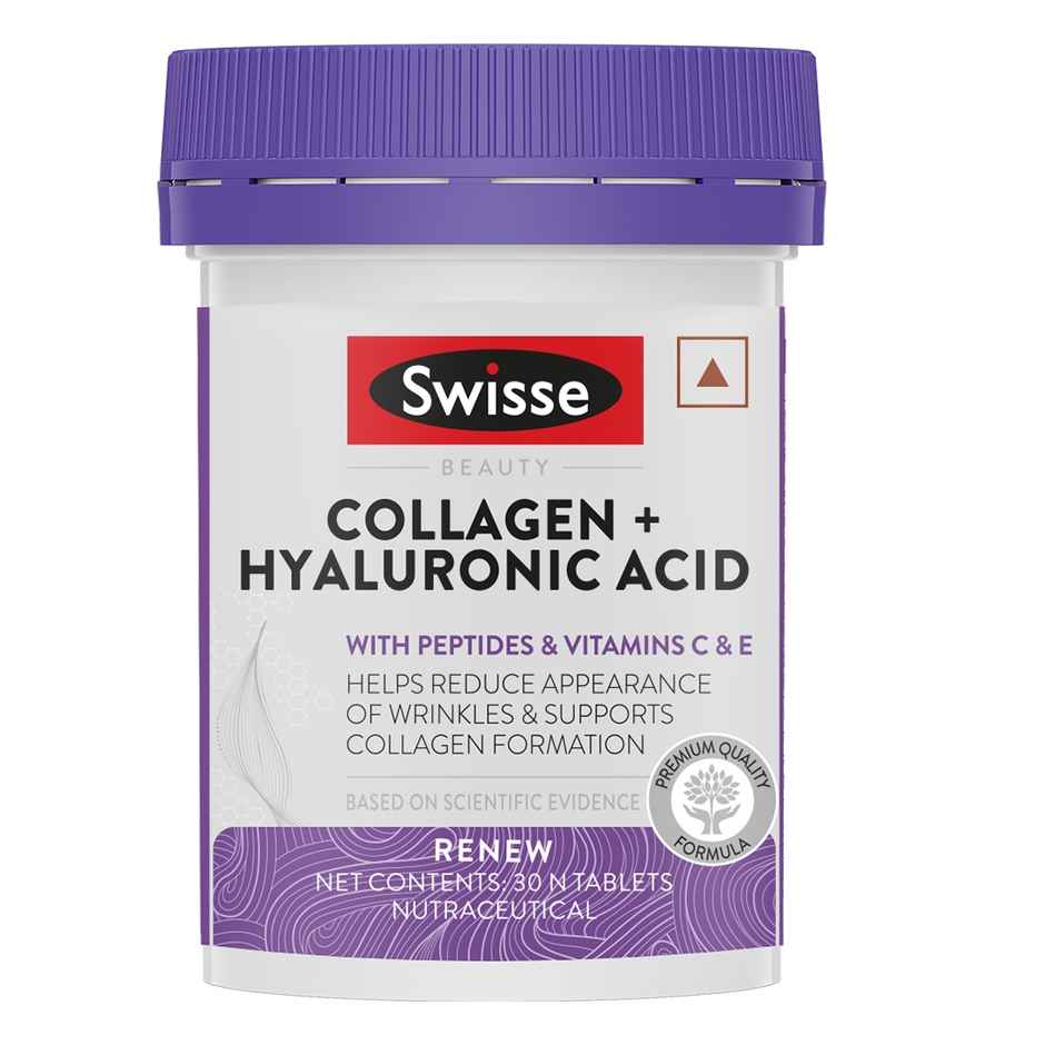 Swisse Collagen+Vitamin C & E , Boost Skin Repair & Regeneration & Radiant Skin - 30 Tablet