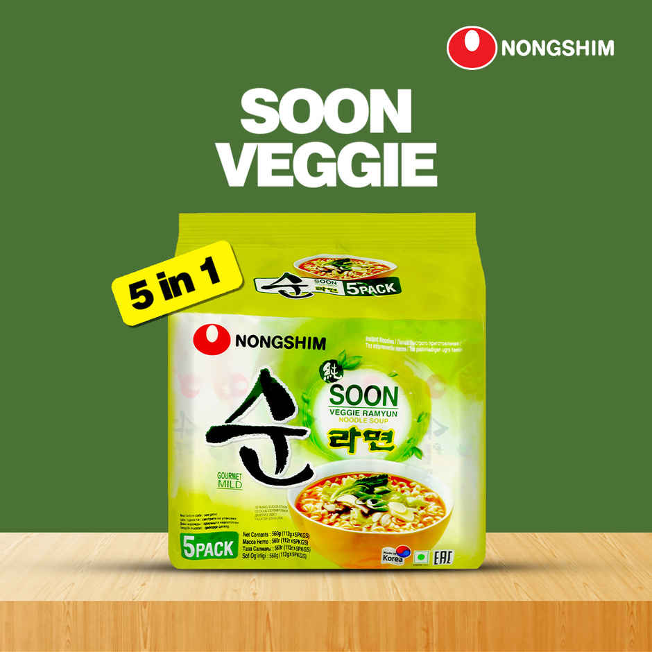 Nongshim Soon Veggie Ramyun | 5 In 1