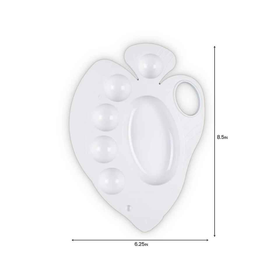 Itsy Bitsy Artist Colour Mixing Palette Fish 6 Wells Approx 8.5 x 6.25in Pbhc Lb