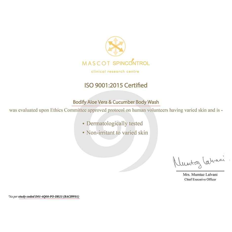 Bodify Aloe Vera And Cucumber Body Wash