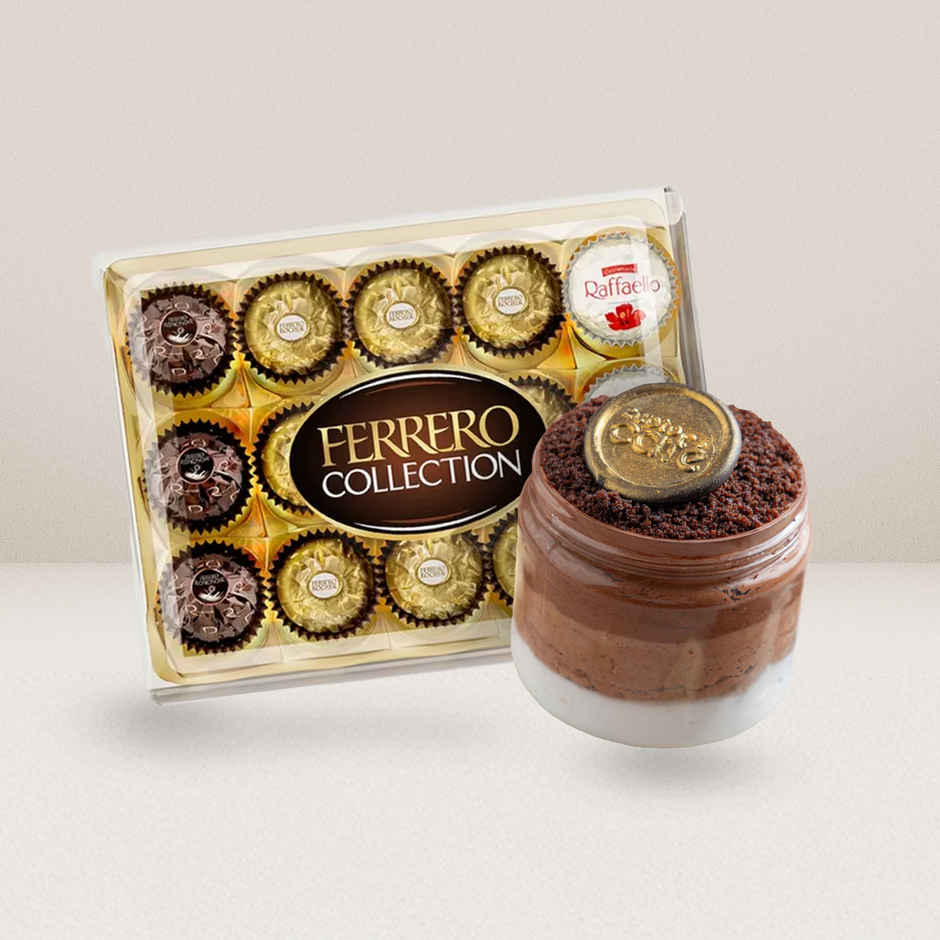 Ferrero Collection,  Pralines Gift Box & Chocolate Mousse Combo