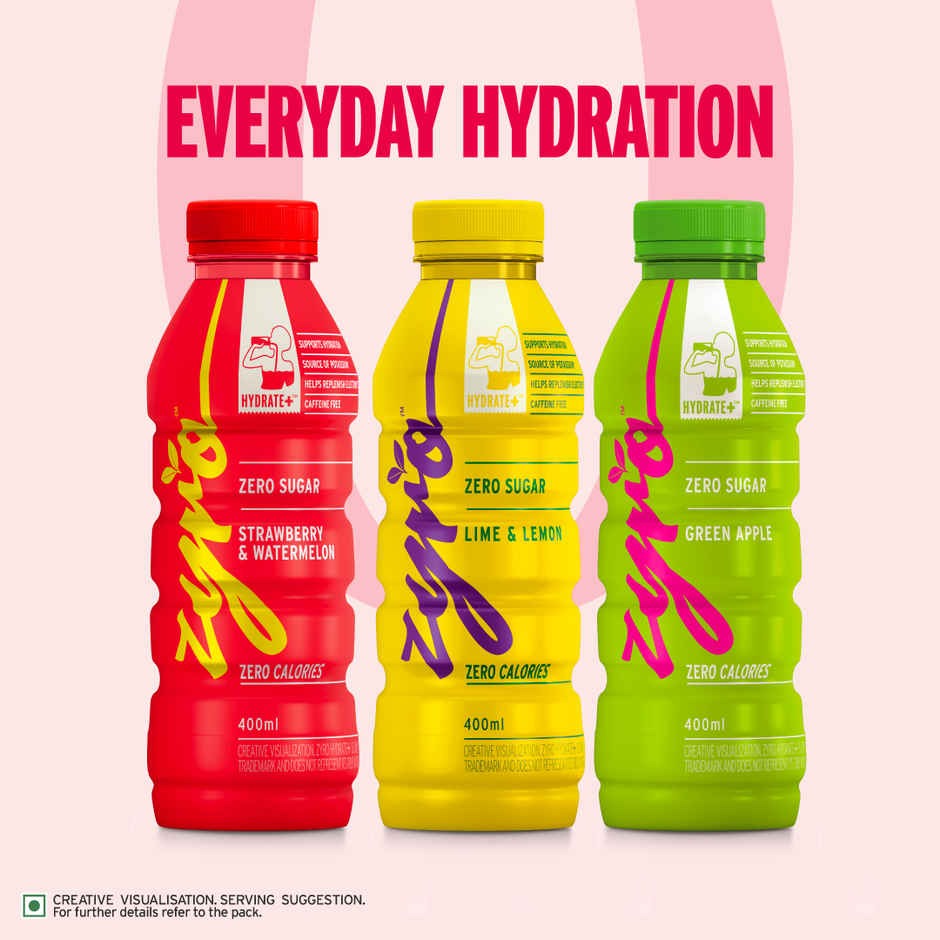 Zyro by Karan Aujla Hydration Drink | Zero Sugar | Strawberry & Watermelon
