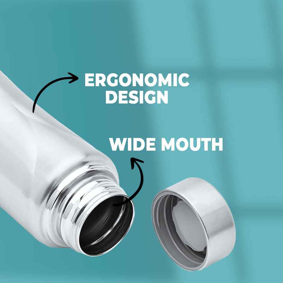 The Better Home 500Ml Stainless Steel Water Bottle-Silver