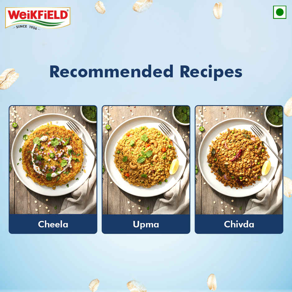 Eco Valley Hearty Oats | Rich in Protein and Fibre | Truly Natural grain | Cooks in 3 Minutes