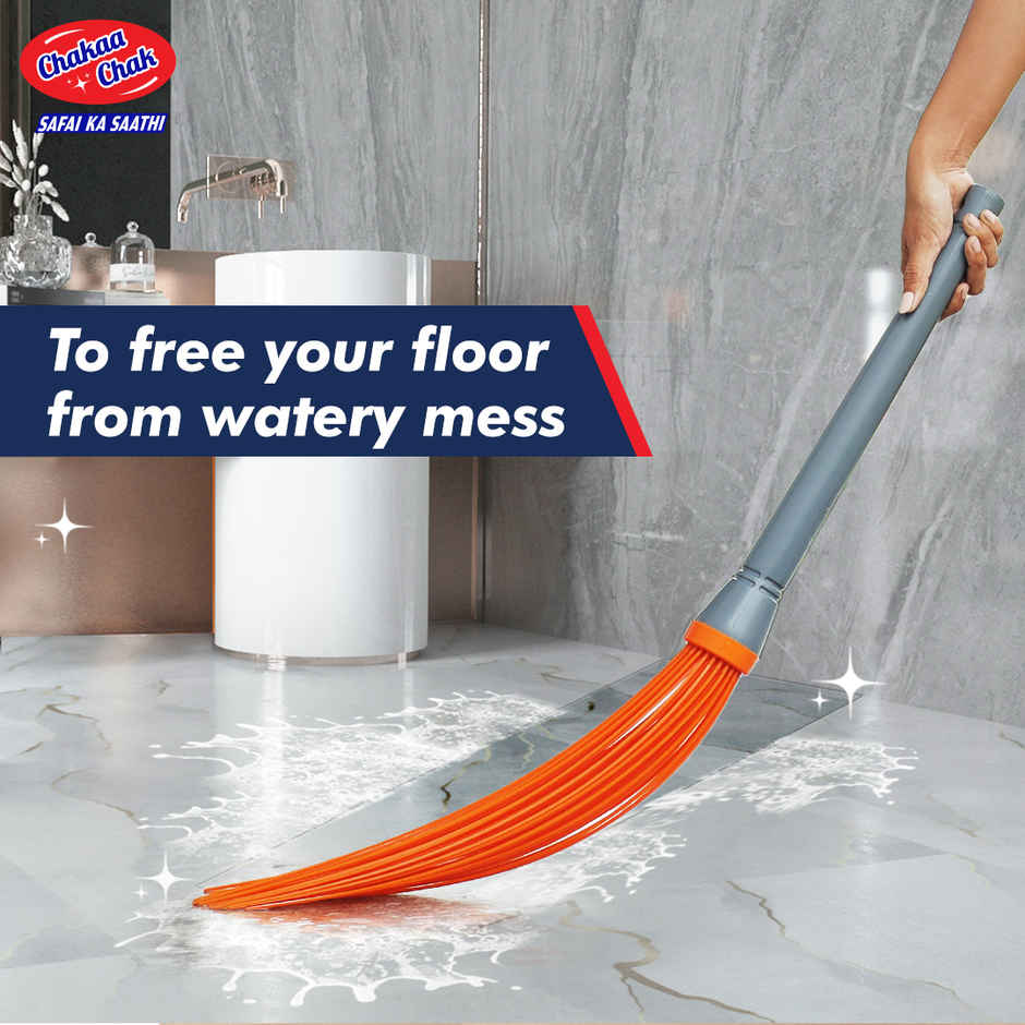 Chakaachak Long Handle Kharata Plastic Broom