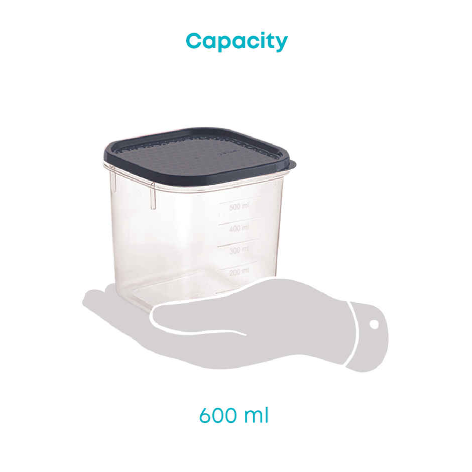 All Time Polka Storage Container (401 X 4) (2400 ml) () (4 Pc Set) (Colour May Vary)