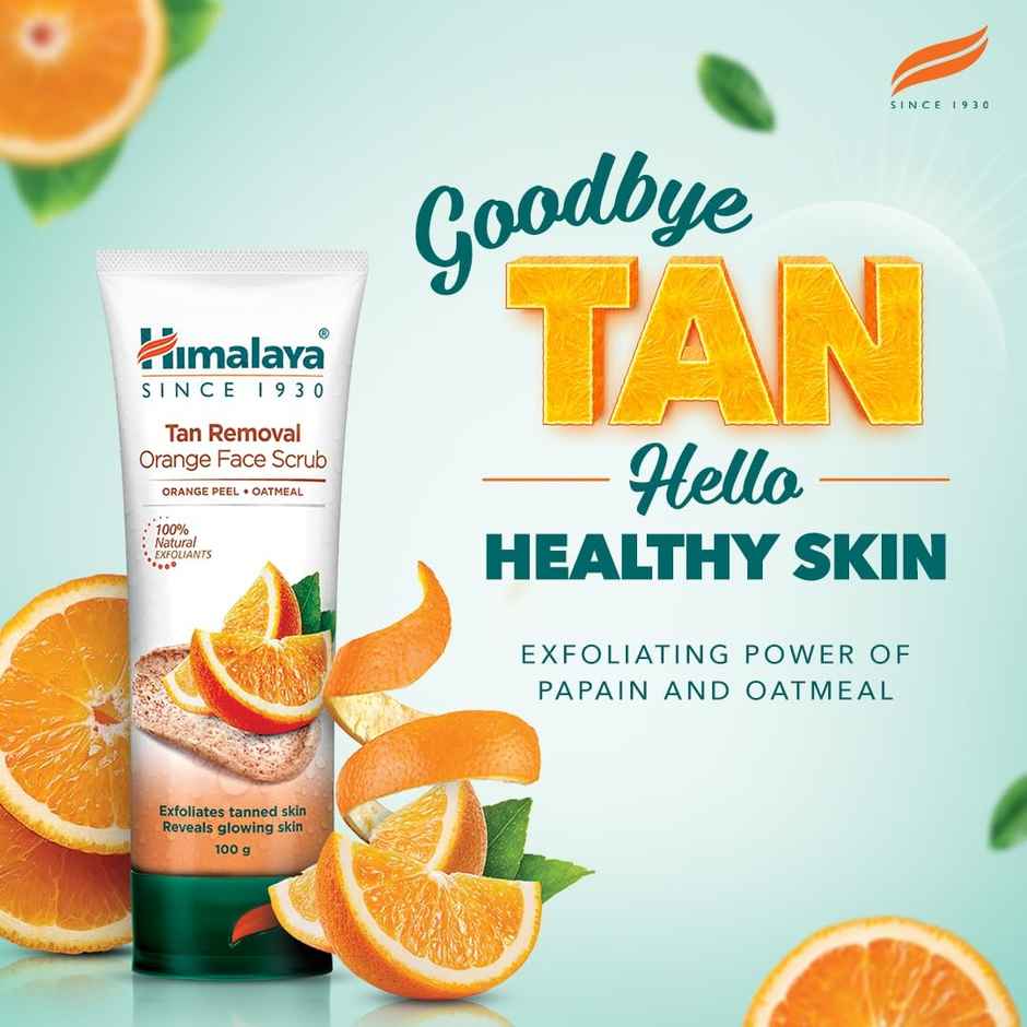 Himalaya Wellness Company Tan Removal Orange Face Scrub