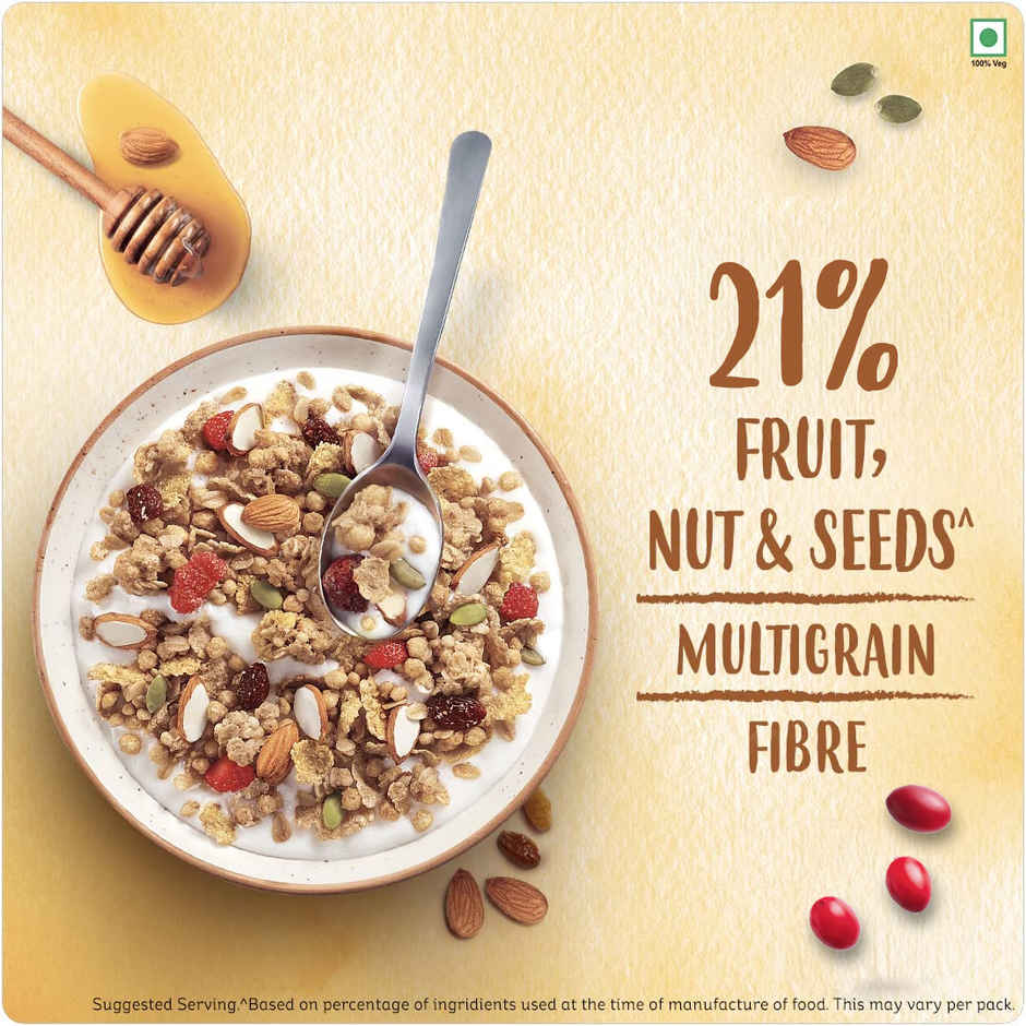 Kellogg's Crunchy Granola | Muesli | Honey, Almonds, Cranberries & Pumpkin Seeds