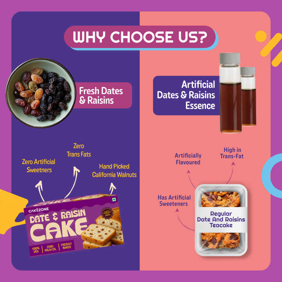 CakeZone Date & Raisin Cake Combo 