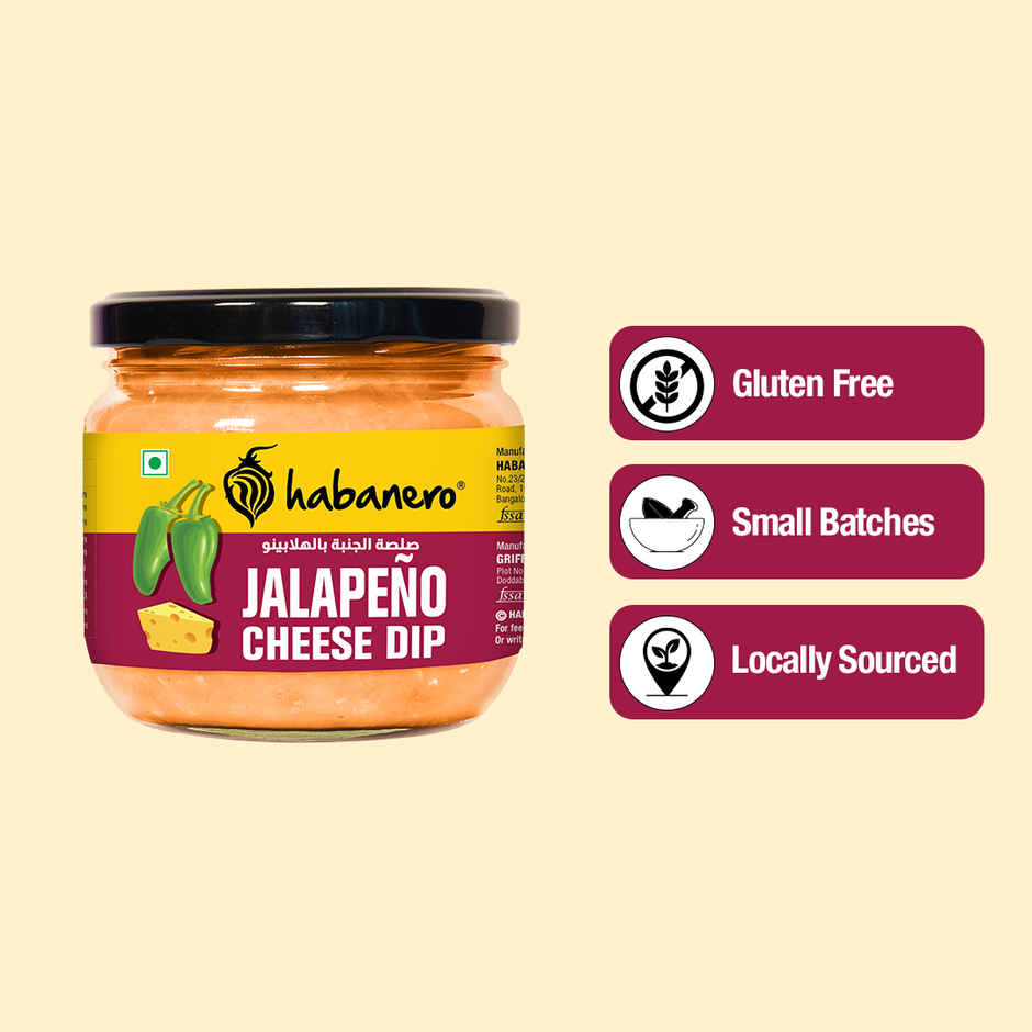 Habanero Jalapeno Cheese Dip(300gms) & Doritos Nacho Chips - Sweet Chilli Flavour(53gms) Combo