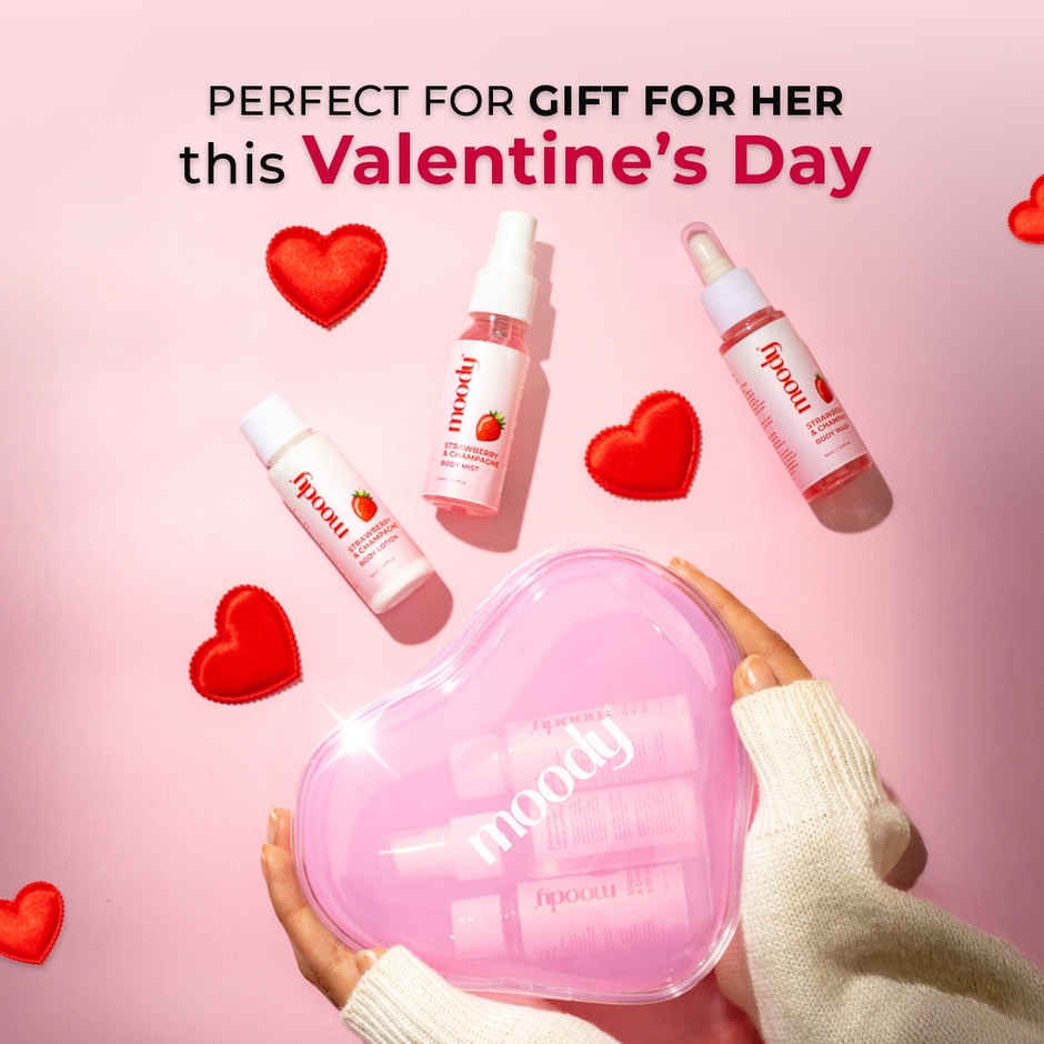 Moody Strawberry Love Kit | Body Wash, Body Lotion & Body Mist
