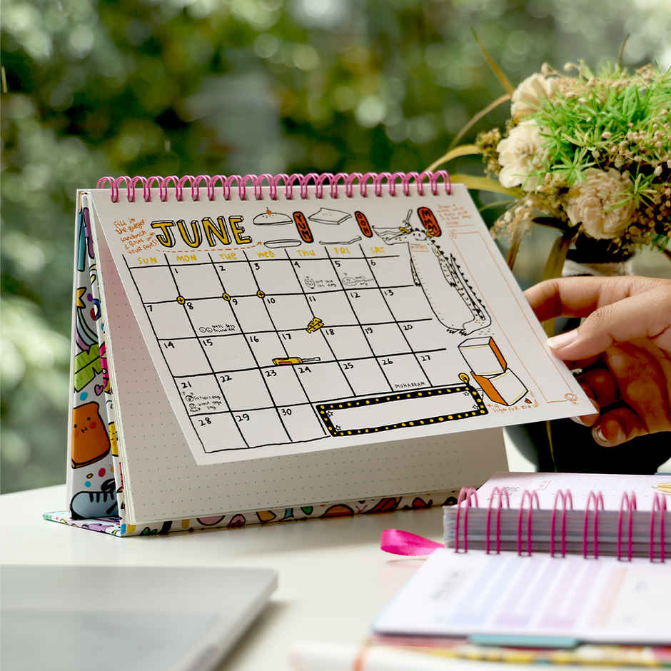 Alicia Souza 2026 Calendoodler 2-in-1 Desk Calendar