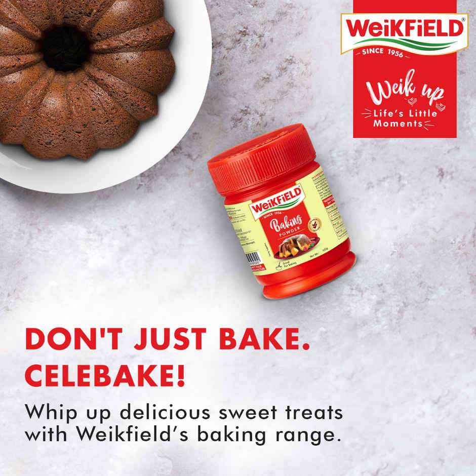 Weikfield Baking Powder Jar | Double Acting