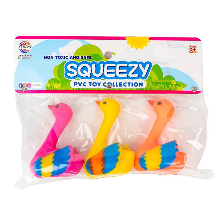 Ratna's Squeezy Swan | 3 Pcs | Assorted
