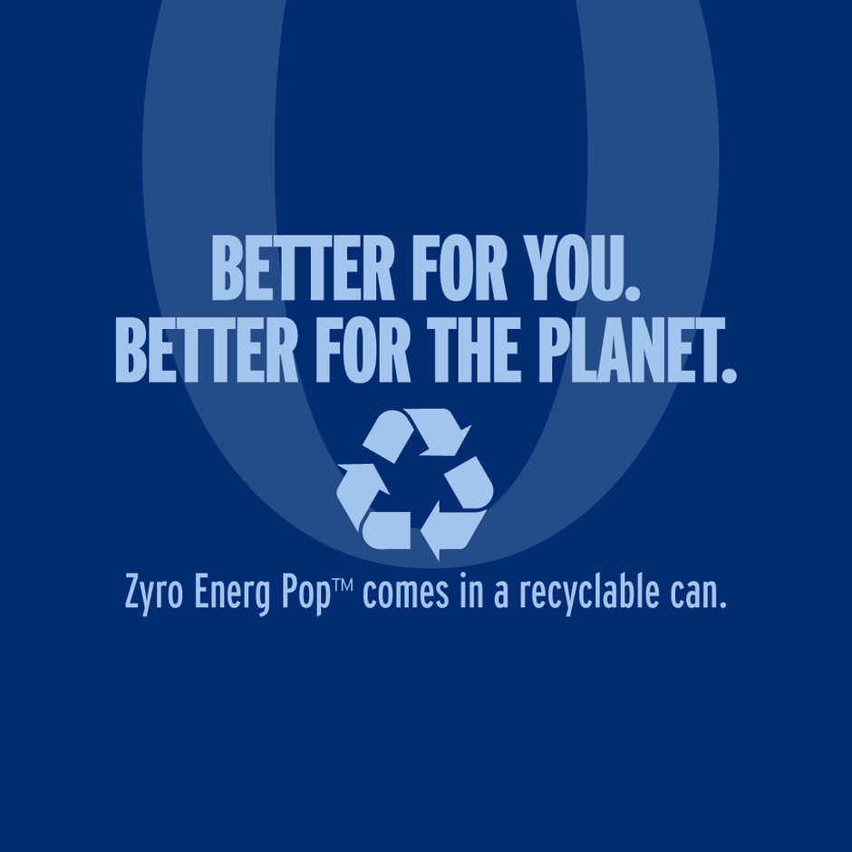 Zyro by Karan Aujla Energy Drink | Zero Sugar| Blue Bolt