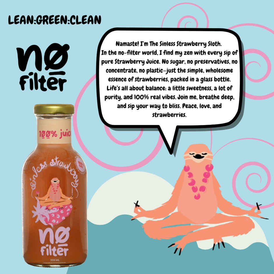 No filter Real Strawberry Juice