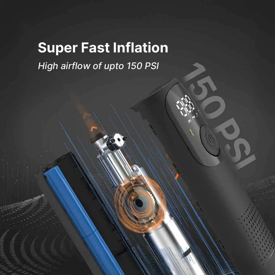 Qubo Smart Tyre Inflator |Cars & Bikes from Hero Group