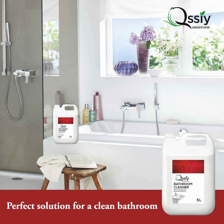 Qssiy Bathroom Cleaner liquid | Bathroom Floor Cleaner, removes 99.9% Germs | Fresh