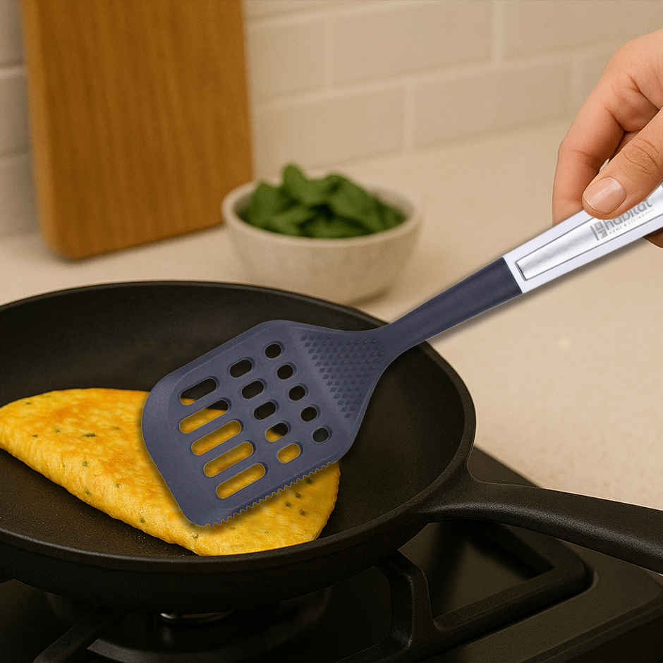 Habitat Premium Nylon Slotted Turner|Perfect Elegant Functionality | Hanging Loop