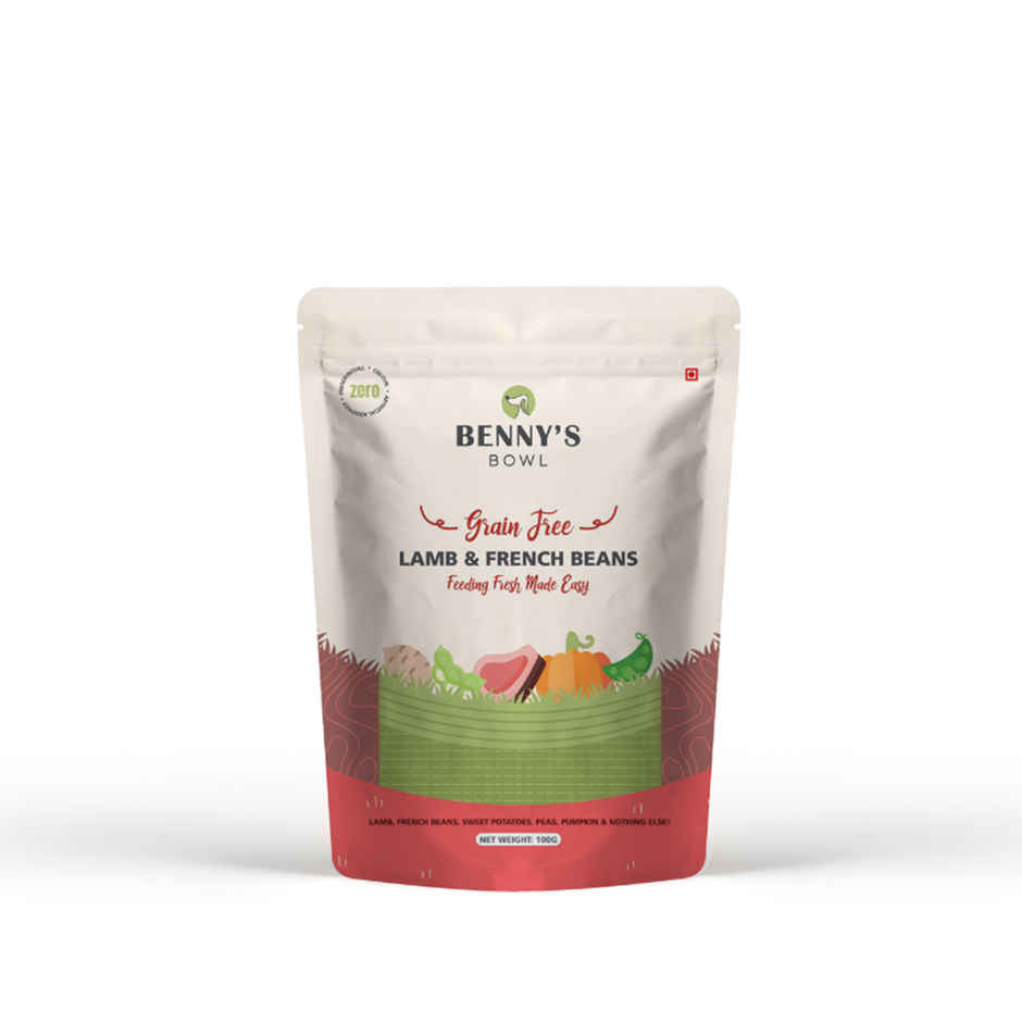 Benny's Bowl Fresh & Wet Dog Food - Lamb and French Beans | Grain Free