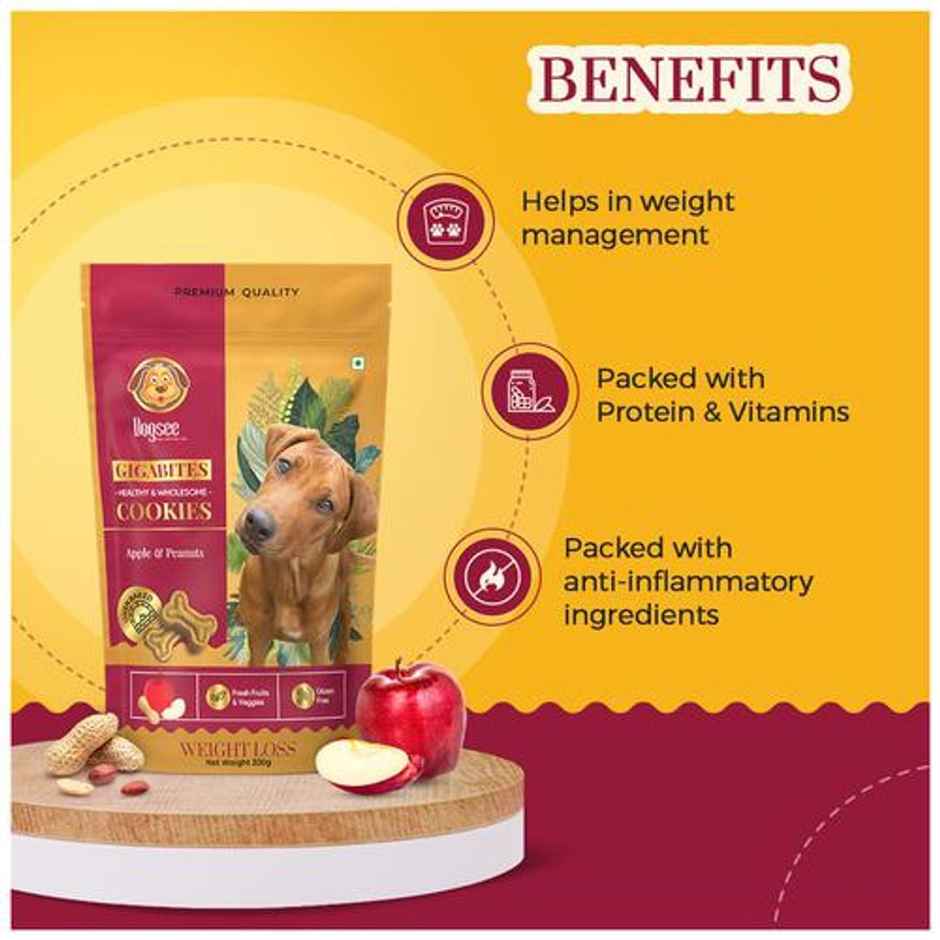 Dogsee Gigabites Cookies Apple & Peanut