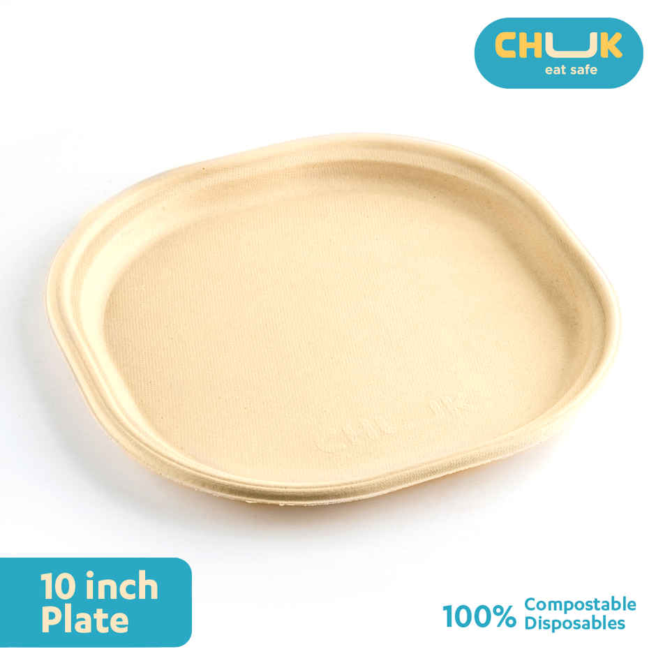 Chuk Eco-friendly Disposable Plate 10 inch