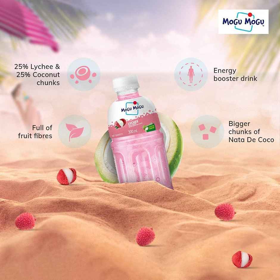 Mogu Mogu Imported Lychee Fruit Juice Combo