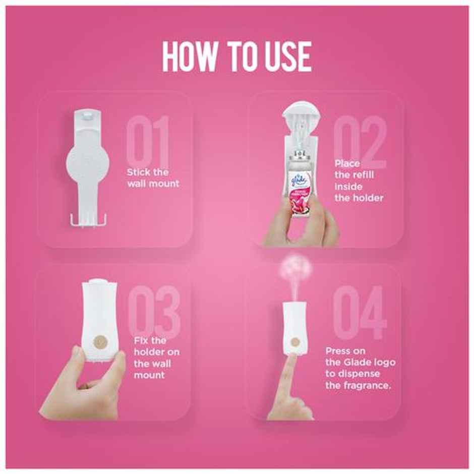 Glade Touch & Fresh Floral Room Freshener | Dispenser + Refill