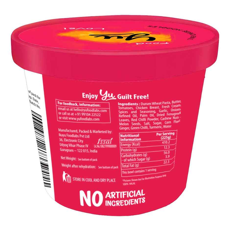 Yu Butter Chicken Instant Cup Pasta