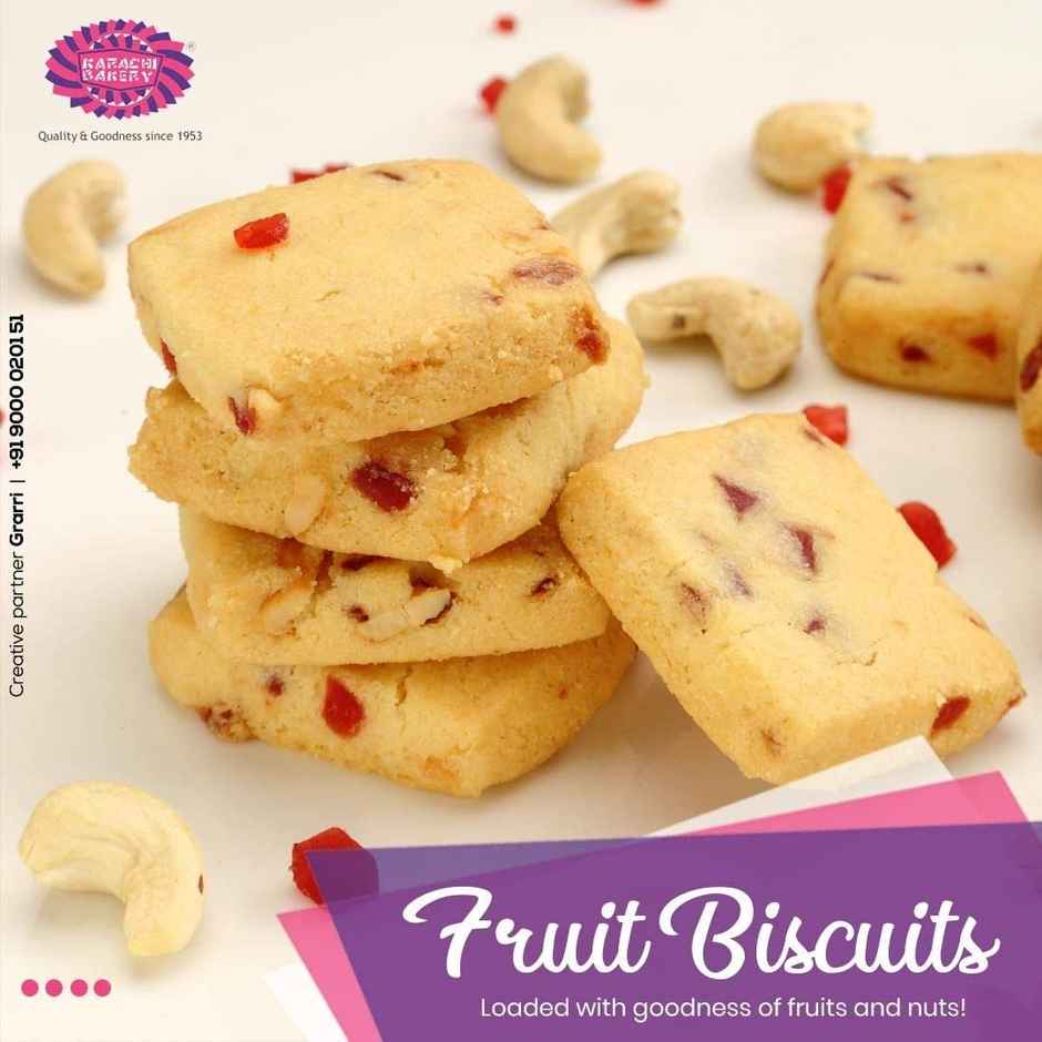 Karachi Bakery 2in1 - Fruits and Cashew Biscuits